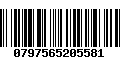 Código de Barras 0797565205581