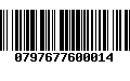 Código de Barras 0797677600014