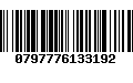 Código de Barras 0797776133192