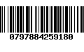 Código de Barras 0797884259180