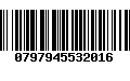 Código de Barras 0797945532016