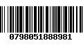 Código de Barras 0798051888981