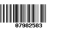 Código de Barras 07982583