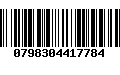 Código de Barras 0798304417784