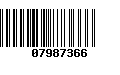 Código de Barras 07987366