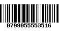 Código de Barras 0799055553516