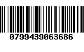 Código de Barras 0799439063686
