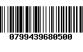 Código de Barras 0799439680500