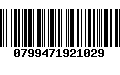 Código de Barras 0799471921029