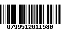 Código de Barras 0799512011580