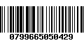 Código de Barras 0799665050429