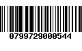 Código de Barras 0799729000544