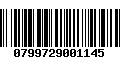 Código de Barras 0799729001145