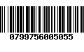 Código de Barras 0799756005055