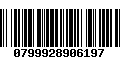 Código de Barras 0799928906197