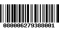 Código de Barras 080006279388001