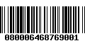 Código de Barras 080006468769001