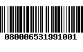 Código de Barras 080006531991001