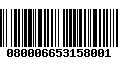 Código de Barras 080006653158001