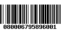 Código de Barras 080006795896001