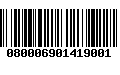 Código de Barras 080006901419001