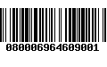 Código de Barras 080006964609001