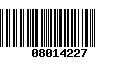 Código de Barras 08014227