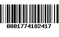 Código de Barras 0801774182417