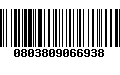 Código de Barras 0803809066938