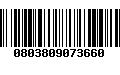 Código de Barras 0803809073660