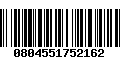 Código de Barras 0804551752162