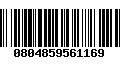 Código de Barras 0804859561169