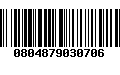 Código de Barras 0804879030706