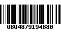 Código de Barras 0804879194880