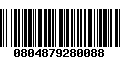 Código de Barras 0804879280088