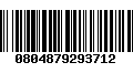 Código de Barras 0804879293712