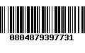 Código de Barras 0804879397731