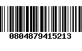 Código de Barras 0804879415213