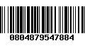 Código de Barras 0804879547884