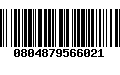 Código de Barras 0804879566021