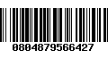 Código de Barras 0804879566427