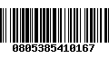 Código de Barras 0805385410167