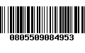 Código de Barras 0805509084953