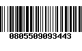 Código de Barras 0805509093443