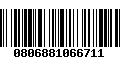 Código de Barras 0806881066711