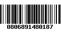 Código de Barras 0806891480187