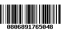 Código de Barras 0806891765048