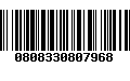 Código de Barras 0808330807968