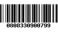 Código de Barras 0808330900799