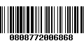 Código de Barras 0808772006868